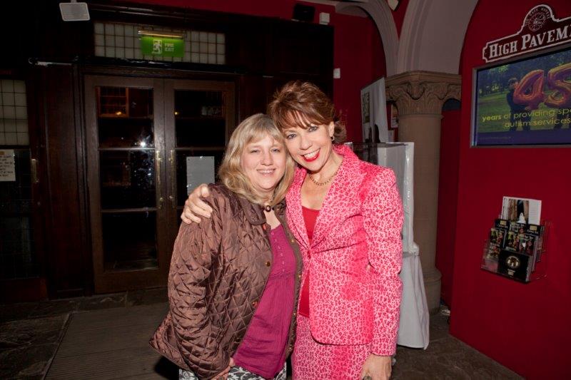 Kathy with Lynette Pinchess at the NORSACA awareness charity event