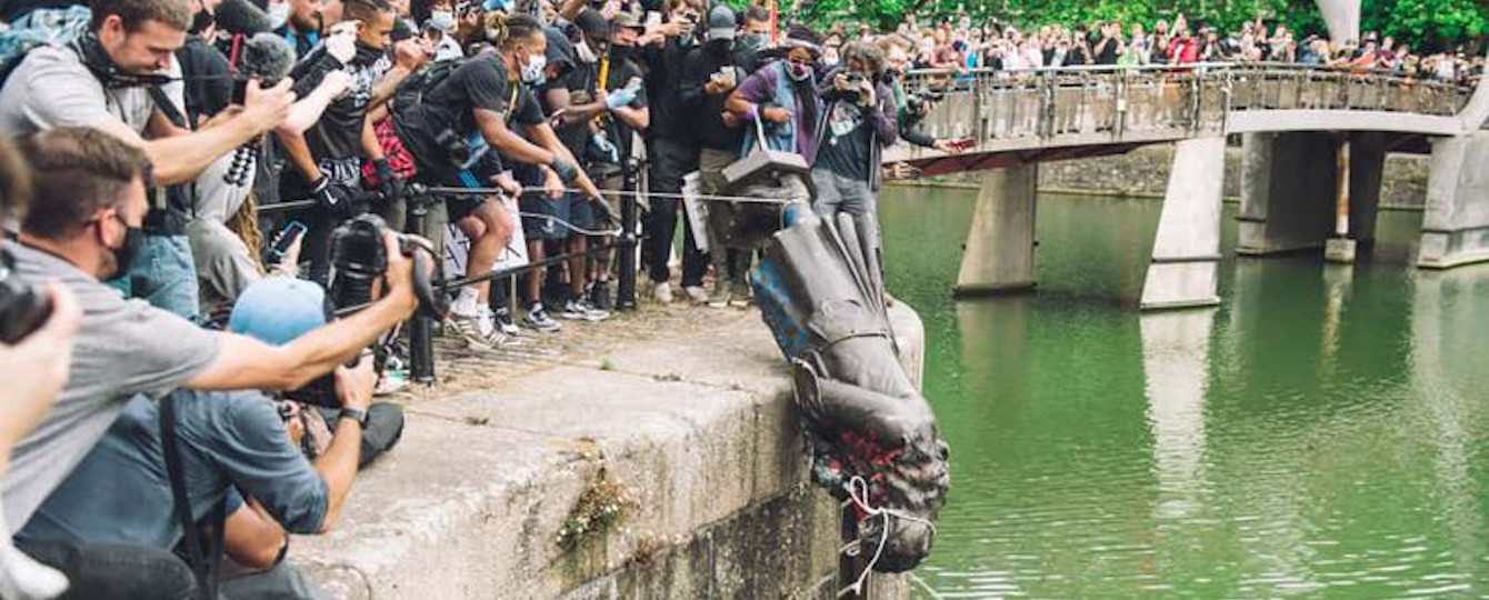 Edward Colston Statue Thrown Into The River